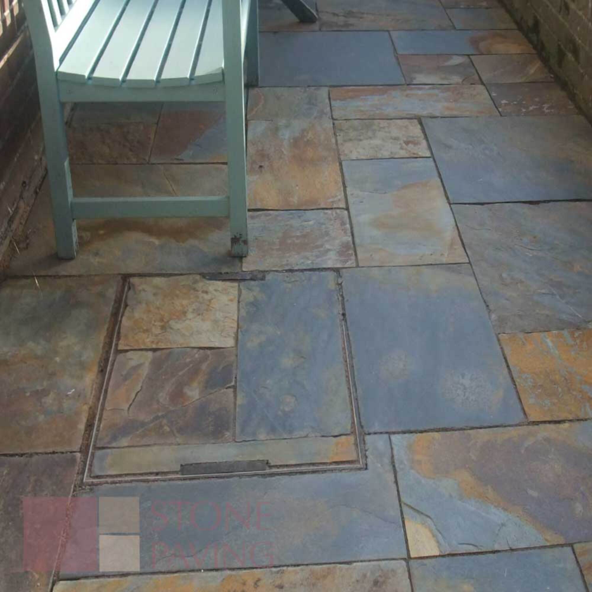 Slate Floor And Patio Sealer In A Wet, Slate Tile Sealer Wet Look