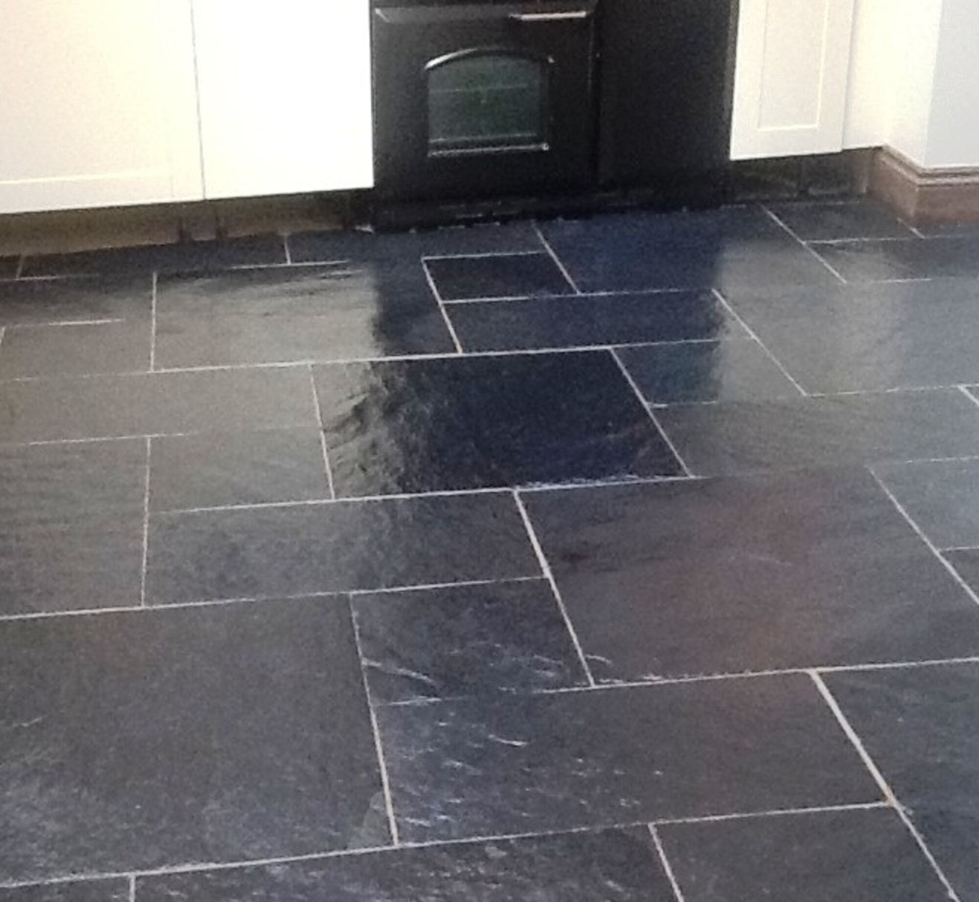 Slate Floor And Patio Sealer In A Wet, Wet Look Tile Sealer