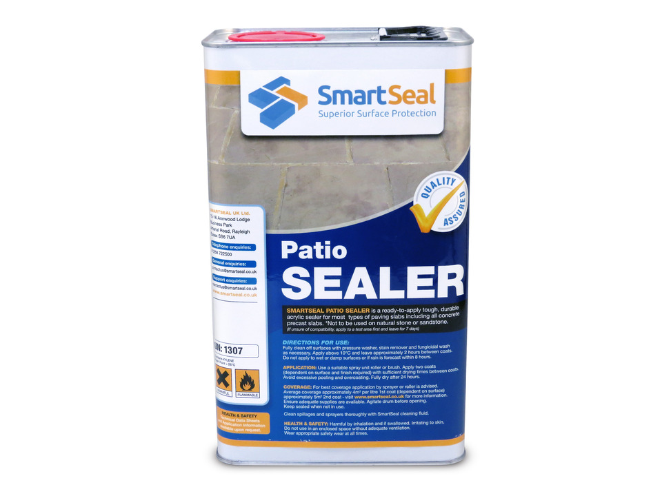 Smartseal Professional Grade Concrete Sealer - Outdoor Use, Ideal For Driveways & Patios - Easy To Apply, Solvent Based Acrylic (25 Litre - View #9