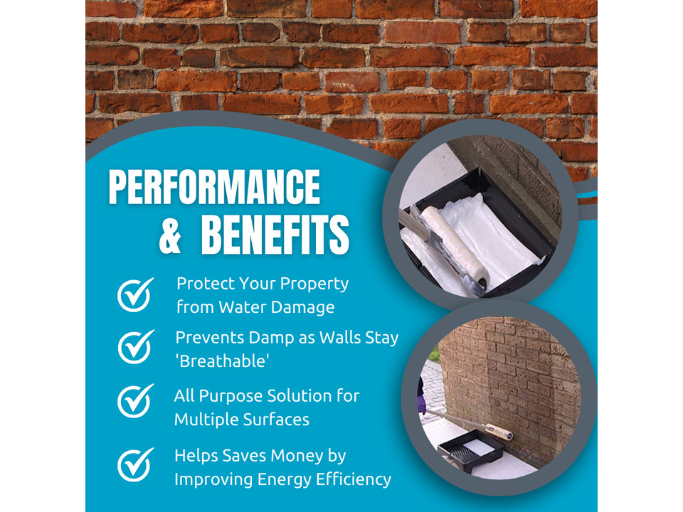 Masonry Protection Cream 25Yr+ Protection Highly Effective Brick and Stone Walls