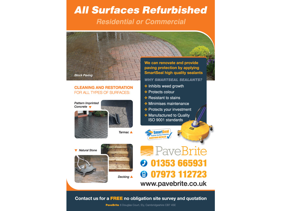 Flyers and Leaflets for Pressure Cleaning Business