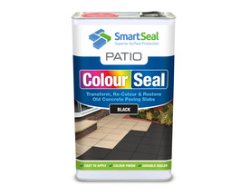 'Patio ColourSeal '  BLACK Transform, Re-Colour & Restore Old Concrete Paving Slabs, SAVE £000's on Replacement, Easy To Apply, Durable Sealer 