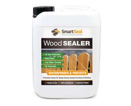 10 YEAR Protection WOOD SEALER Easy to Apply.Clear Finish - STOPS ROTTING Keeps Wood Free of Green & Black Algae. Low Odour Formula