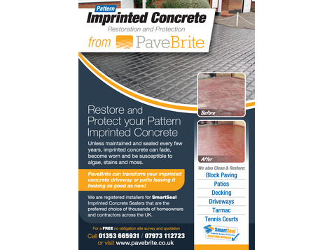 Imprinted Concrete Sealing - Flyers