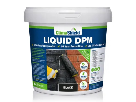 ClimaShield Liquid DPM - Liquid Applied Damp Proof Membrane for Walls & Floors 