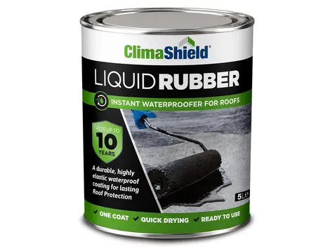 Liquid Rubber Roof Coating - Black - 5L