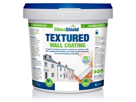 Wall Coating Textured -  A superior matt finish, textured masonry paint suitable for external or internal use - available in 12 colours & 2 sizes