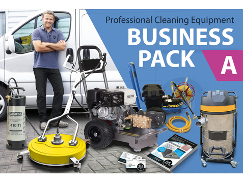 START UP BUSINESS (Package A)  Full Professional  Cleaning Equipment - PLUS Expert TRAINING & Marketing Tools for DRIVES, ROOFS & GUTTERS 
