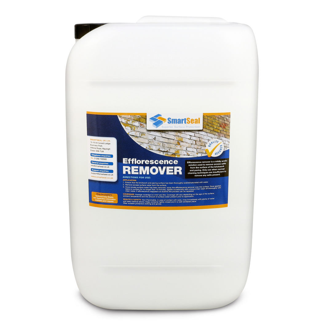 Remove Efflorescence from Block Paving, Walls and Brickwork - 5 & 25 Litre