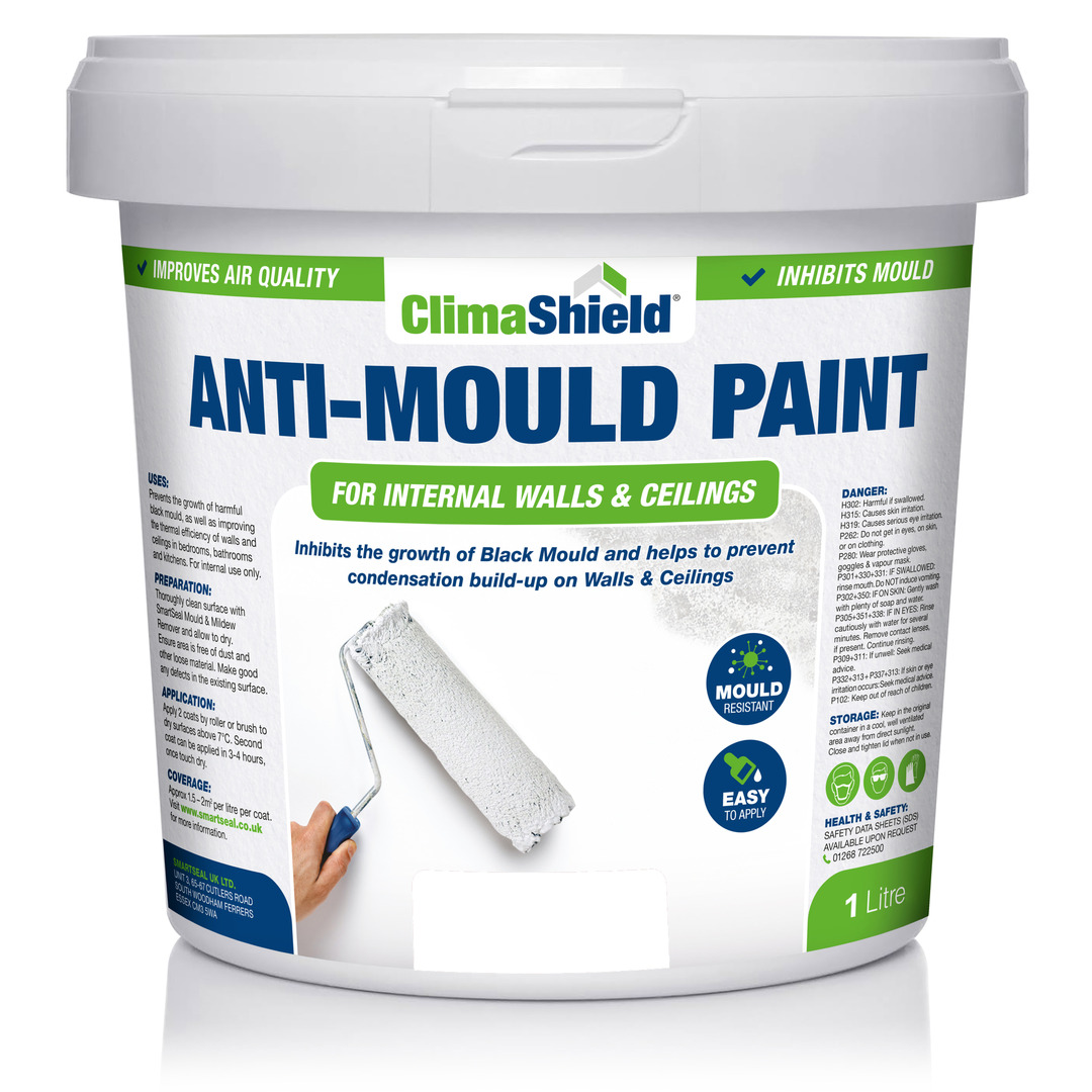 Anti-Mould Paint (Available in 10 Colours and 4 Sizes) 