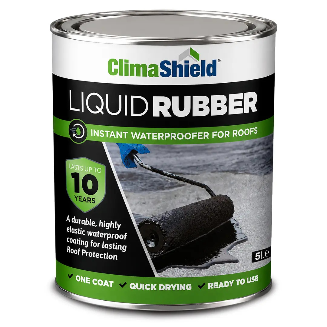 Liquid Rubber Roof Coating - Black - 5L