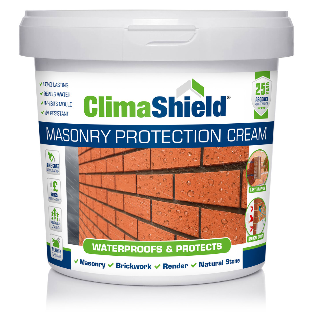Masonry Protection Cream 25Yr+ Protection Highly Effective Brick and Stone Walls