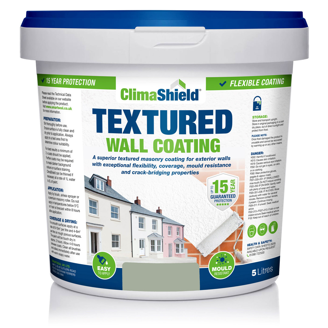 Wall Coating Textured -  A Superior Matt Fnish, Textured Masonry Paint Suitable for External or Internal  