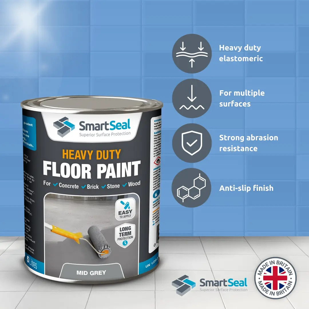 Heavy Duty Floor Paint (2.5L, 5L & Sample)