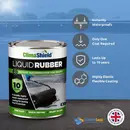 Liquid Rubber Roof Coating - Black - 5L