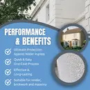 Breathable, invisible render sealant and exterior wall sealer.