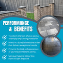 Black Limestone Sealer - Transforms Re- Colours Seals and Protect