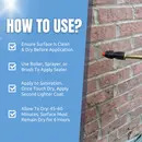 BRICK / MASONRY Sealer - Breathable, DRY 'Invisible Finish' Protects 10yrs+ 