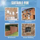 BRICK / MASONRY Sealer - Breathable, DRY 'Invisible Finish' Protects 10yrs+ 