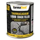An easy to apply, rapid drying, liquid crack repair solution for tarmac surfaces