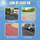 An easy to apply, rapid drying, liquid crack repair solution for tarmac surfaces