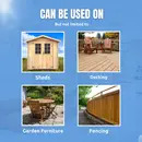 Wood Sealer - Clear 10yr Protective Exterior Water Repellent Safe & Easy to Apply. Non Toxic