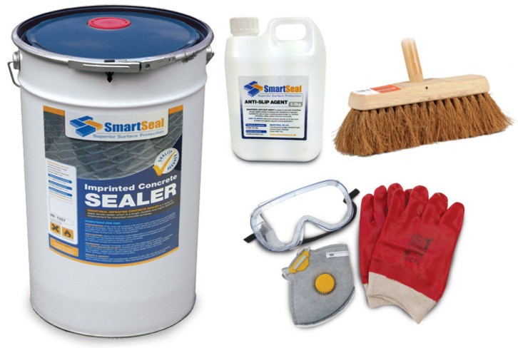 DIY Sealing Kit for Imprinted Concrete - Smartseal