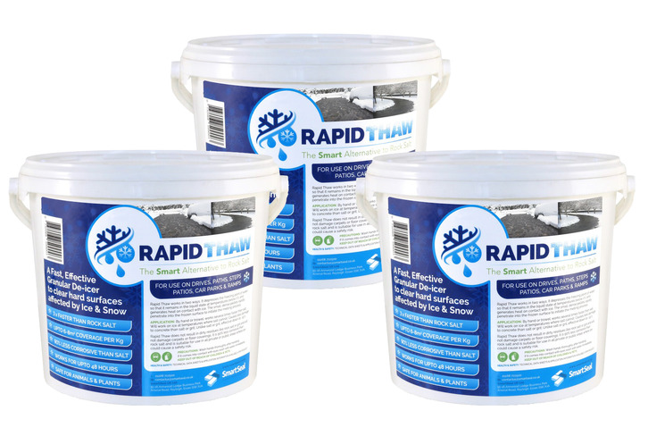 'RAPID THAW' - MELT Ice - SALT FREE - Pet & Plant SAFE - 3 x 10 kg Special Offer = 30kg