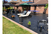 BLACK LIMESTONE SEALER - Transforms, Re-Colours, Seals Tired LIMESTONE & SLATE Highly Effective & Durable