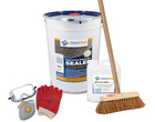 DIY Imprinted Concrete Kits- Includes SILK Sealer & All Materials Required for 2 coats of Sealer (3 size options)